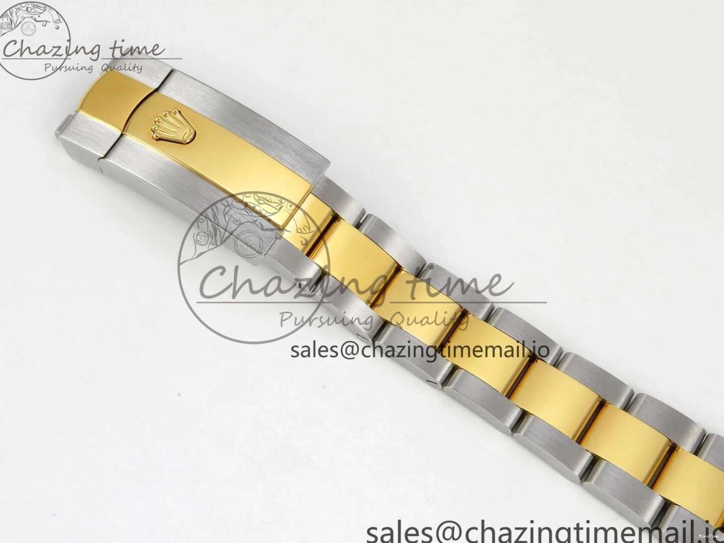 MiroTime 0511 DateJust 31 278383RBR THBF 1:1 Best Edition 904L Steel White Roman Dial Diamonds Bezel on SS YG Oyster Bracelet HZ Cal. Minimalist 44